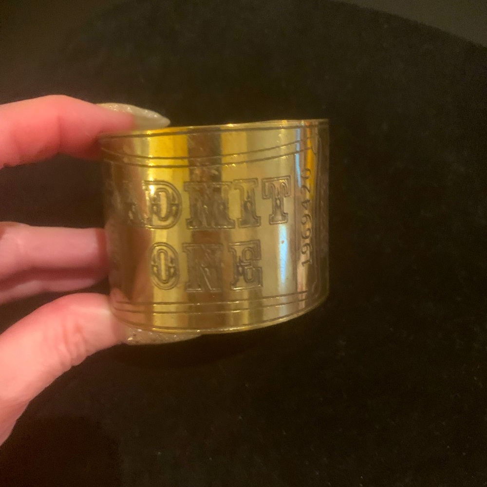 🔴BRASS CUFF BRACELET 🔴 GREAT CONDITION! NEVER WORN! - Picture 4 of 6